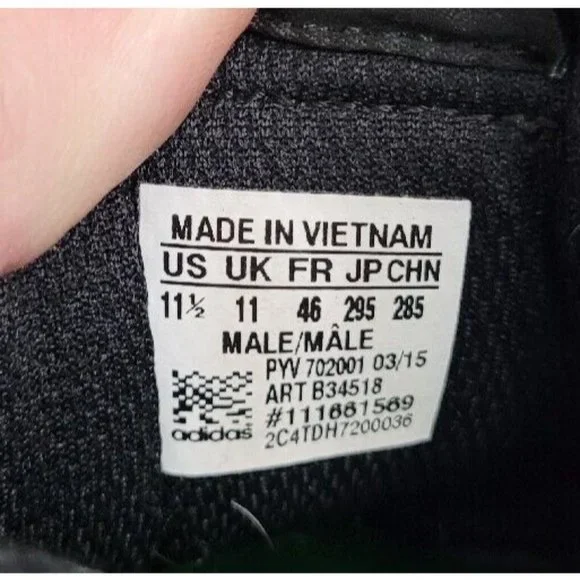 Adidas Originals ZX Flux Hawaiian Black White B34518 Men's Lace Up Sneakers 11.5 - Picture 7 of 7